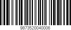Código de barras (EAN, GTIN, SKU, ISBN): '9873520040006'