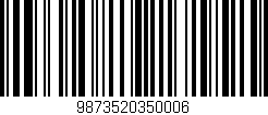 Código de barras (EAN, GTIN, SKU, ISBN): '9873520350006'