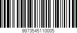 Código de barras (EAN, GTIN, SKU, ISBN): '9873545110005'