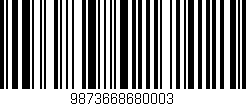 Código de barras (EAN, GTIN, SKU, ISBN): '9873668680003'