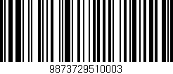 Código de barras (EAN, GTIN, SKU, ISBN): '9873729510003'