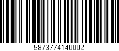 Código de barras (EAN, GTIN, SKU, ISBN): '9873774140002'