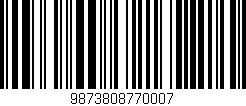 Código de barras (EAN, GTIN, SKU, ISBN): '9873808770007'