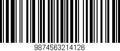 Código de barras (EAN, GTIN, SKU, ISBN): '9874563214126'