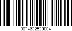 Código de barras (EAN, GTIN, SKU, ISBN): '9874632520004'