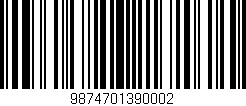 Código de barras (EAN, GTIN, SKU, ISBN): '9874701390002'