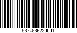 Código de barras (EAN, GTIN, SKU, ISBN): '9874886230001'