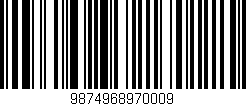 Código de barras (EAN, GTIN, SKU, ISBN): '9874968970009'