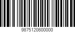 Código de barras (EAN, GTIN, SKU, ISBN): '9875120600000'