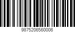 Código de barras (EAN, GTIN, SKU, ISBN): '9875206560006'