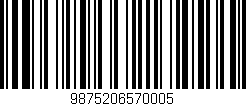 Código de barras (EAN, GTIN, SKU, ISBN): '9875206570005'