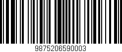 Código de barras (EAN, GTIN, SKU, ISBN): '9875206590003'