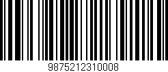 Código de barras (EAN, GTIN, SKU, ISBN): '9875212310008'