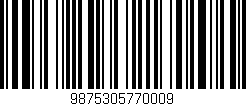 Código de barras (EAN, GTIN, SKU, ISBN): '9875305770009'