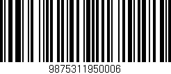Código de barras (EAN, GTIN, SKU, ISBN): '9875311950006'