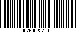 Código de barras (EAN, GTIN, SKU, ISBN): '9875382370000'