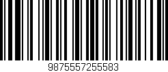 Código de barras (EAN, GTIN, SKU, ISBN): '9875557255583'