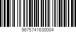 Código de barras (EAN, GTIN, SKU, ISBN): '9875741630004'