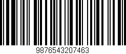 Código de barras (EAN, GTIN, SKU, ISBN): '9876543207463'