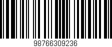 Código de barras (EAN, GTIN, SKU, ISBN): '98766309236'