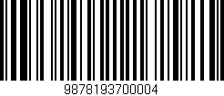 Código de barras (EAN, GTIN, SKU, ISBN): '9878193700004'