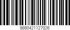 Código de barras (EAN, GTIN, SKU, ISBN): '9880421127026'