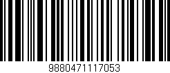 Código de barras (EAN, GTIN, SKU, ISBN): '9880471117053'
