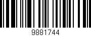 Código de barras (EAN, GTIN, SKU, ISBN): '9881744'