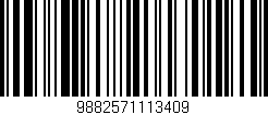 Código de barras (EAN, GTIN, SKU, ISBN): '9882571113409'