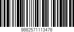 Código de barras (EAN, GTIN, SKU, ISBN): '9882571113478'
