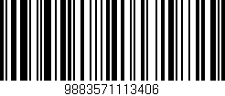Código de barras (EAN, GTIN, SKU, ISBN): '9883571113406'