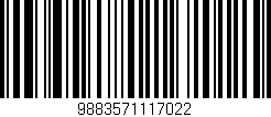 Código de barras (EAN, GTIN, SKU, ISBN): '9883571117022'