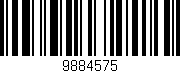 Código de barras (EAN, GTIN, SKU, ISBN): '9884575'