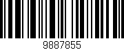 Código de barras (EAN, GTIN, SKU, ISBN): '9887855'