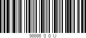 Código de barras (EAN, GTIN, SKU, ISBN): '98886_0_0_U'