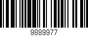 Código de barras (EAN, GTIN, SKU, ISBN): '9889977'