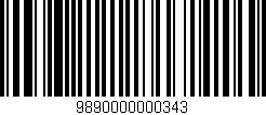 Código de barras (EAN, GTIN, SKU, ISBN): '9890000000343'
