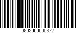 Código de barras (EAN, GTIN, SKU, ISBN): '9893000000672'