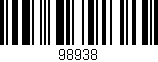 Código de barras (EAN, GTIN, SKU, ISBN): '98938'