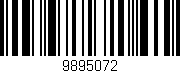 Código de barras (EAN, GTIN, SKU, ISBN): '9895072'
