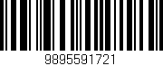 Código de barras (EAN, GTIN, SKU, ISBN): '9895591721'