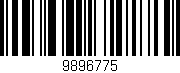 Código de barras (EAN, GTIN, SKU, ISBN): '9896775'
