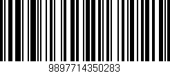 Código de barras (EAN, GTIN, SKU, ISBN): '9897714350283'