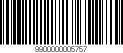 Código de barras (EAN, GTIN, SKU, ISBN): '9900000005757'
