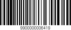 Código de barras (EAN, GTIN, SKU, ISBN): '9900000006419'