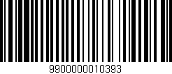 Código de barras (EAN, GTIN, SKU, ISBN): '9900000010393'