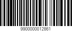 Código de barras (EAN, GTIN, SKU, ISBN): '9900000012861'