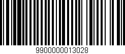 Código de barras (EAN, GTIN, SKU, ISBN): '9900000013028'