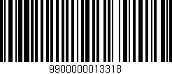 Código de barras (EAN, GTIN, SKU, ISBN): '9900000013318'