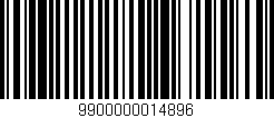 Código de barras (EAN, GTIN, SKU, ISBN): '9900000014896'
